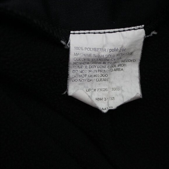 Callaway Sweatshirt Mens XL Black 1/4 Zip 100% Polyester Long Sleeve Pullover - Picture 8 of 11